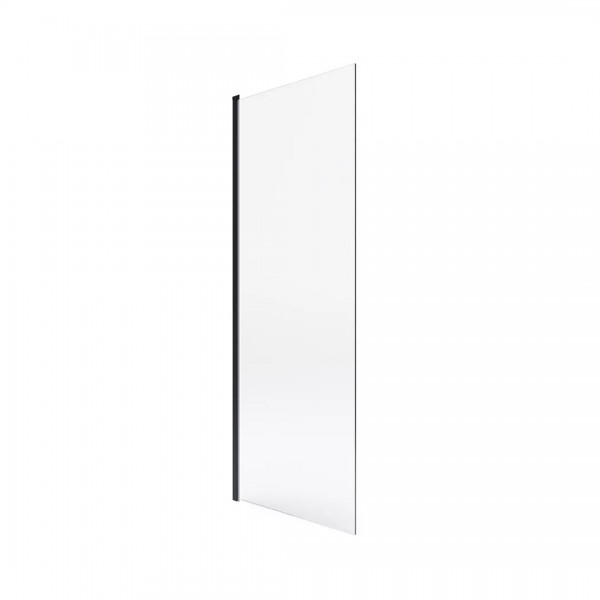 Roca Metropolis-N ścianka prysznicowa 70 cm boczna do drzwi przesuwnych czarny mat 52136