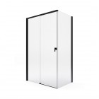 Roca Metropolis-N drzwi prysznicowe 100 cm przesuwne czarny mat AMP1310016M