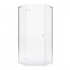 Roca Metropolis-N Diamond kabina prysznicowa pięciokątna 90 cm chrom AMP1109012M