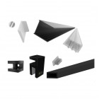 Roca District DF zestaw montażowy do ścianki prysznicowej chrom AMP7820002