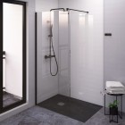 Roca District ścianka prysznicowa Walk-In 70 cm szkło 6 mm AMP716070M