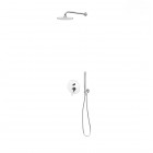 Oltens Molle kompletny zestaw prysznicowy podtynkowy deszczownica 22 cm chrom 36614100