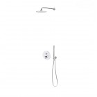 Oltens Hamnes zestaw prysznicowy podtynkowy deszczownica 22 cm chrom 36615100