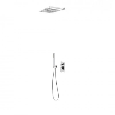 Oltens Gota kompletny zestaw prysznicowy podtynkowy deszczownica 30 cm chrom 36601100