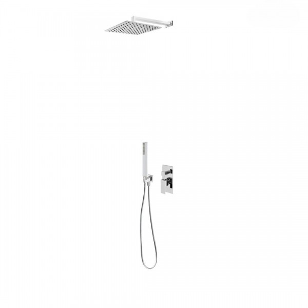 Oltens Gota kompletny zestaw prysznicowy podtynkowy deszczownica 30 cm chrom 36601100