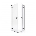 Roca Metropolis-N kabina prysznicowa kwadratowa 80 cm czarny mat 52209