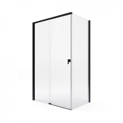 Roca Metropolis-N kabina prysznicowa prostokątna 100x70 cm czarny mat 52293