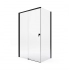 Roca Metropolis-N kabina prysznicowa prostokątna 100x70 cm czarny mat 52293