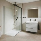 Roca Metropolis-N kabina prysznicowa prostokątna 100x70 cm czarny mat 52293