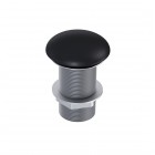 Elita Meble korek klik-klak do umywalki okrągły ceramiczny czarny mat 167958