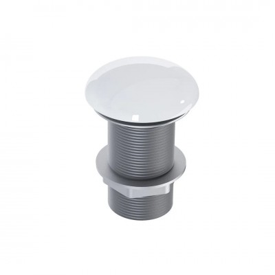 Elita Meble korek niezamykany do umywalki okrągły ceramiczny biały 169453