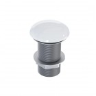 Elita Meble korek niezamykany do umywalki okrągły ceramiczny biały 169453