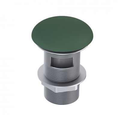 Elita Meble korek klik klak do umywalki okrągły ceramiczny zielony mat 169456