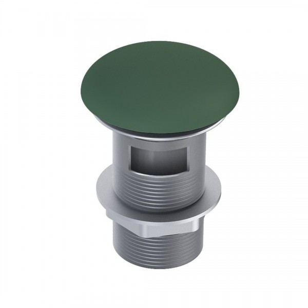 Elita Meble korek klik klak do umywalki okrągły ceramiczny zielony mat 169456