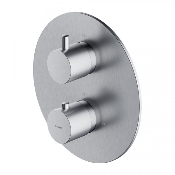 Omnires Y bateria wannowo-prysznicowa podtynkowa termostatyczna nikiel Y1236RONI