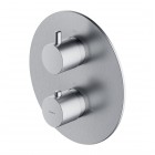 Omnires Y bateria wannowo-prysznicowa podtynkowa termostatyczna nikiel Y1236RONI