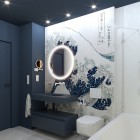 Elita Meble April Round lustro 80x80 cm LED 169514