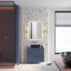 Elita Meble Sharon Square lustro LED 60x80 cm złote 169519