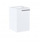 Roca Ella kontener 40 cm wiszący z koszem cargo biały mat A857774529