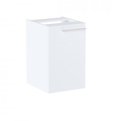 Roca Ella kontener 40 cm wiszący z koszem cargo biały mat A857774529