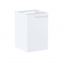 Roca Ella kontener 40 cm wiszący z koszem cargo biały mat A857774529