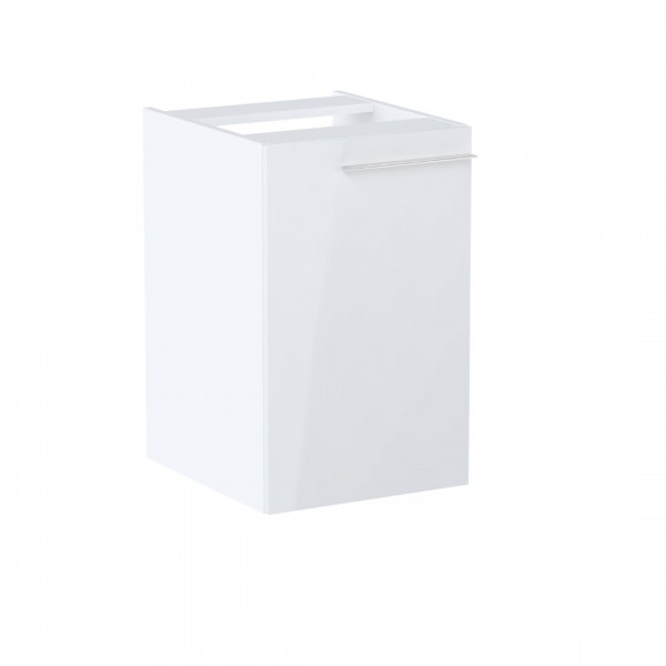 Roca Ella kontener 40 cm wiszący z koszem cargo biały połysk A857774806