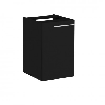Roca Ella kontener 40 cm wiszący z 1 drzwiami czarny mat A857773532