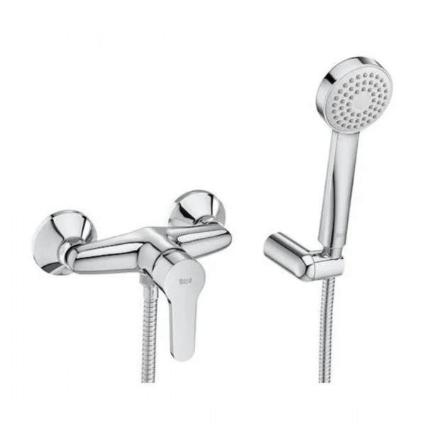 Roca Arola bateria prysznicowa z zestawem natryskowym chrom A5A206AC0K