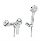 Roca Arola bateria prysznicowa z zestawem natryskowym chrom A5A206AC0K