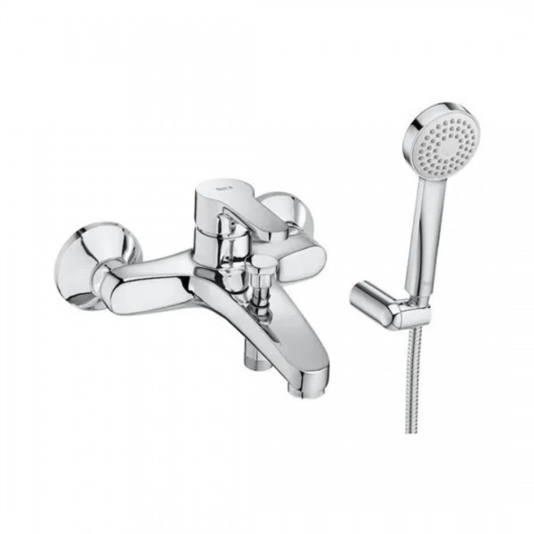 Roca Arola bateria wannowa z zestawem natryskowym chrom A5A0A6AC0K