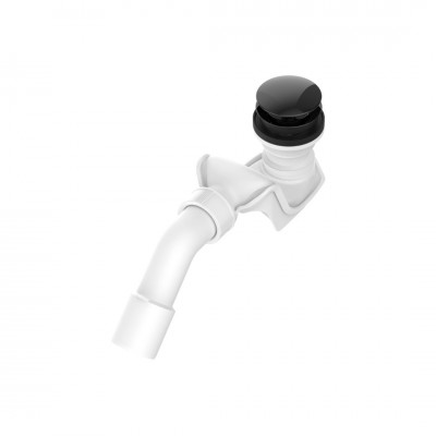 Roca Aqua syfon wannowy z korkiem klik klak titanium black A24L5810CN