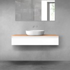 Oltens Vernal szafka 120 cm podumywalkowa wisząca biały połysk 60012000