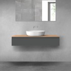 Oltens Vernal szafka 120 cm podumywalkowa wisząca grafit mat 60012400