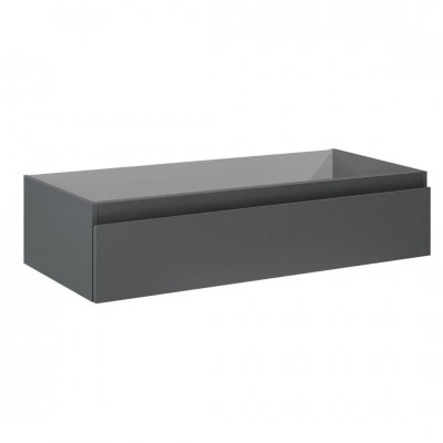 Oltens Vernal szafka 120 cm podumywalkowa wisząca grafit mat 60012400 Oltens Vernal szafka 120 cm podumywalkowa wisząca grafit mat 60012400