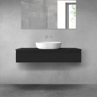 Oltens Vernal szafka 120 cm podumywalkowa wisząca czarny mat 60012300