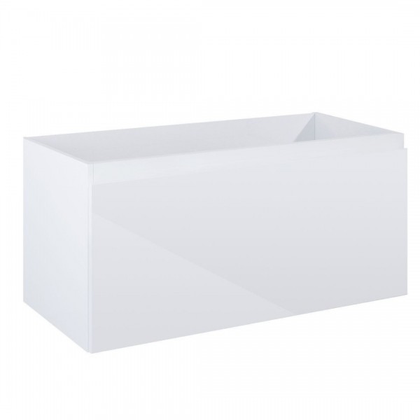 Oltens Vernal szafka 100 cm podumywalkowa wisząca biały połysk 60015000