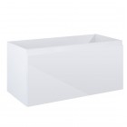 Oltens Vernal szafka 100 cm podumywalkowa wisząca biały połysk 60015000