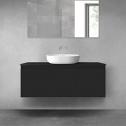 Oltens Vernal szafka 120 cm podumywalkowa wisząca czarny mat 60016300