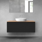 Oltens Vernal szafka 120 cm podumywalkowa wisząca czarny mat 60016300