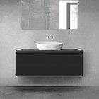 Oltens Vernal szafka 120 cm podumywalkowa wisząca czarny mat 60016300