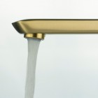 Deante Arnika bateria umywalkowa stojąca wysoka złoto szczotkowane BQA_R20N