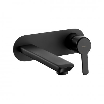 Deante Arnika Nero bateria umywalkowa podtynkowa czarny mat BQA N54L