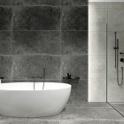 Deante Arnika Nero bateria wannowa czarny mat BQA N10M