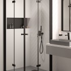 Deante Arnika Nero bateria wannowo-prysznicowa podtynkowa czarny mat BQA N44P