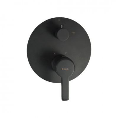 Deante Arnika Nero bateria wannowo-prysznicowa podtynkowa czarny mat BQA N44P