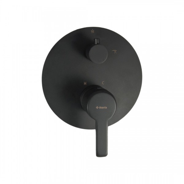 Deante Arnika Nero bateria wannowo-prysznicowa podtynkowa czarny mat BQA N44P