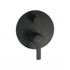 Deante Arnika Nero bateria wannowo-prysznicowa podtynkowa czarny mat BQA N44P