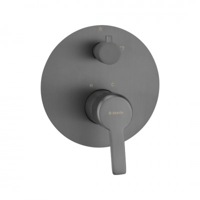 Deante Arnika Titanium bateria wannowo-prysznicowa podtynkowa BQA D44P