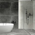 Deante Arnika Nero bateria natryskowa podtynkowa czarny mat BQA N44L