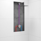 Deante Arnika bateria natryskowa podtynkowa chrom BQA 044L